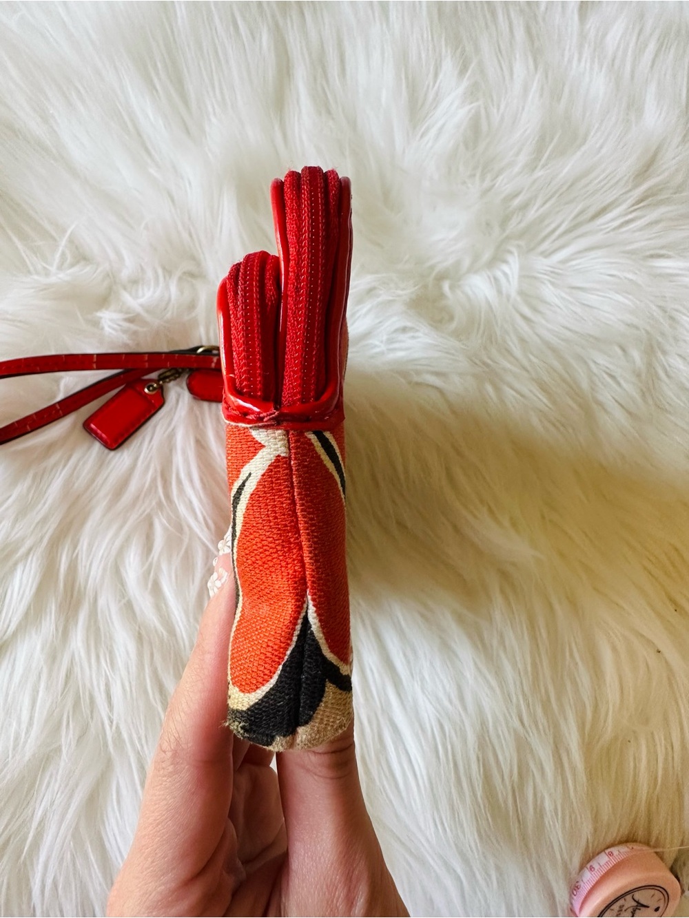 COACH Poppy Double Zip Wristlet - Picture 11 of 13